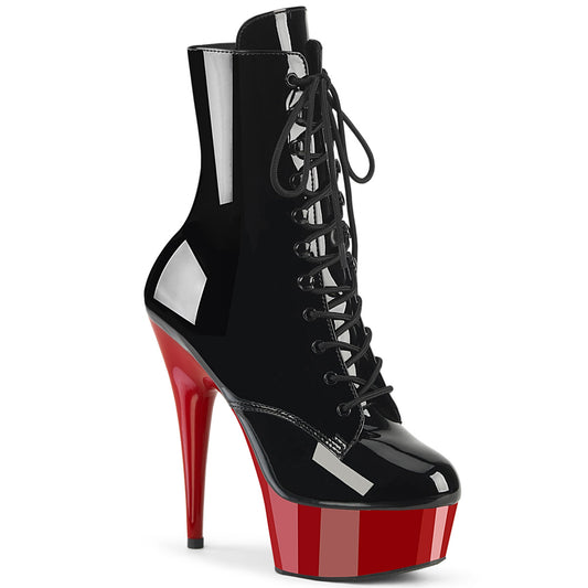 Pleaser   DELIGHT-1020 blk pat/rot