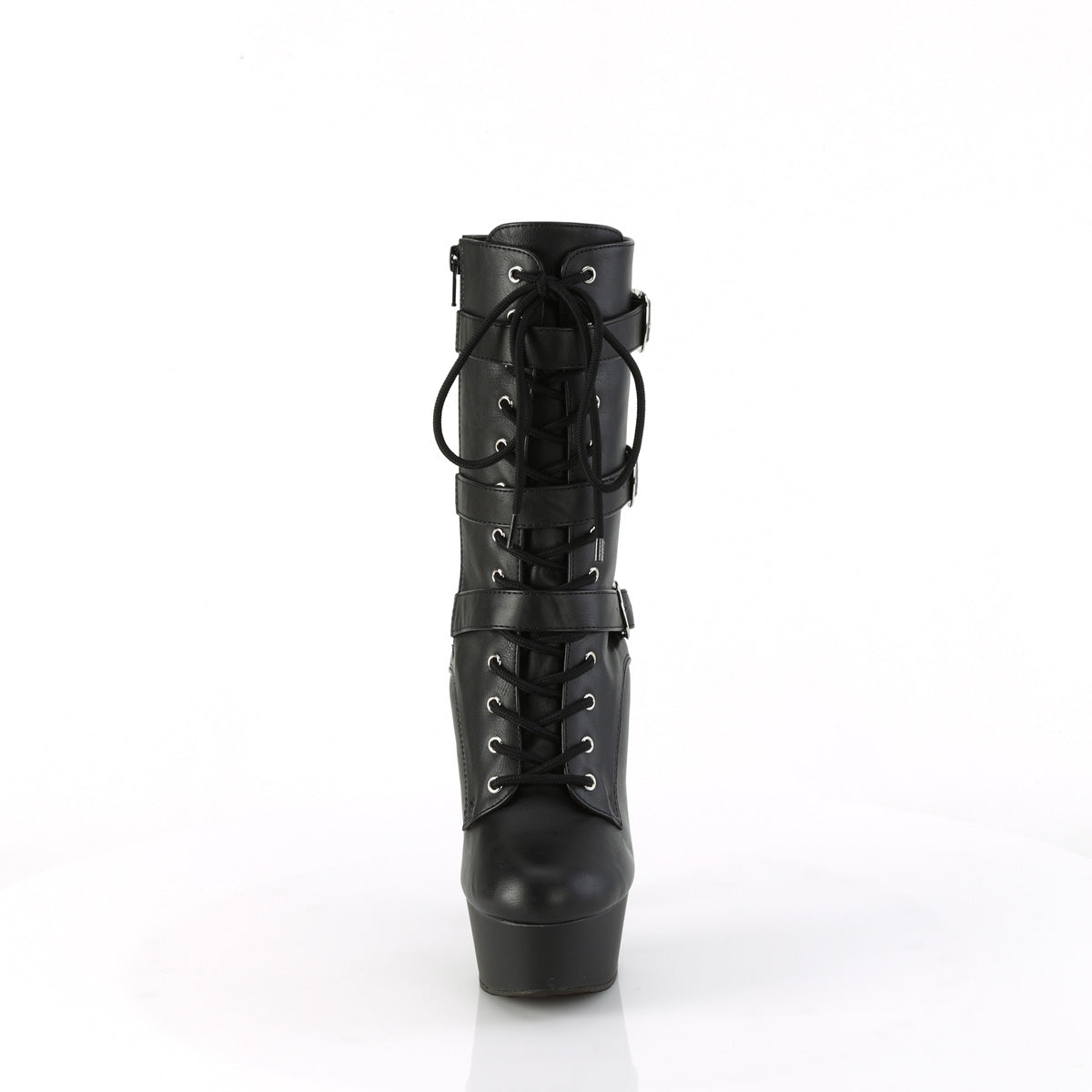 Pleaser   DELIGHT-1043 BLK Kunstleder/BLK Matte