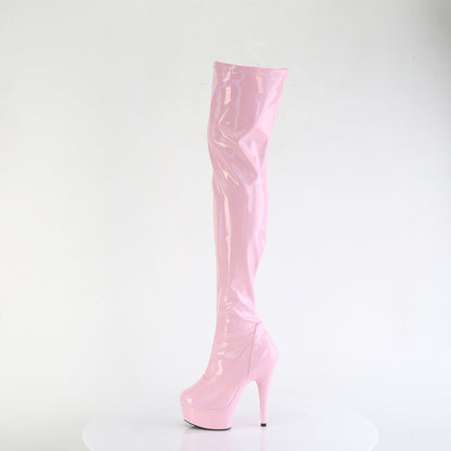 Pleaser   DELIGHT-3000HWR B. Pink Hologram Pat/M
