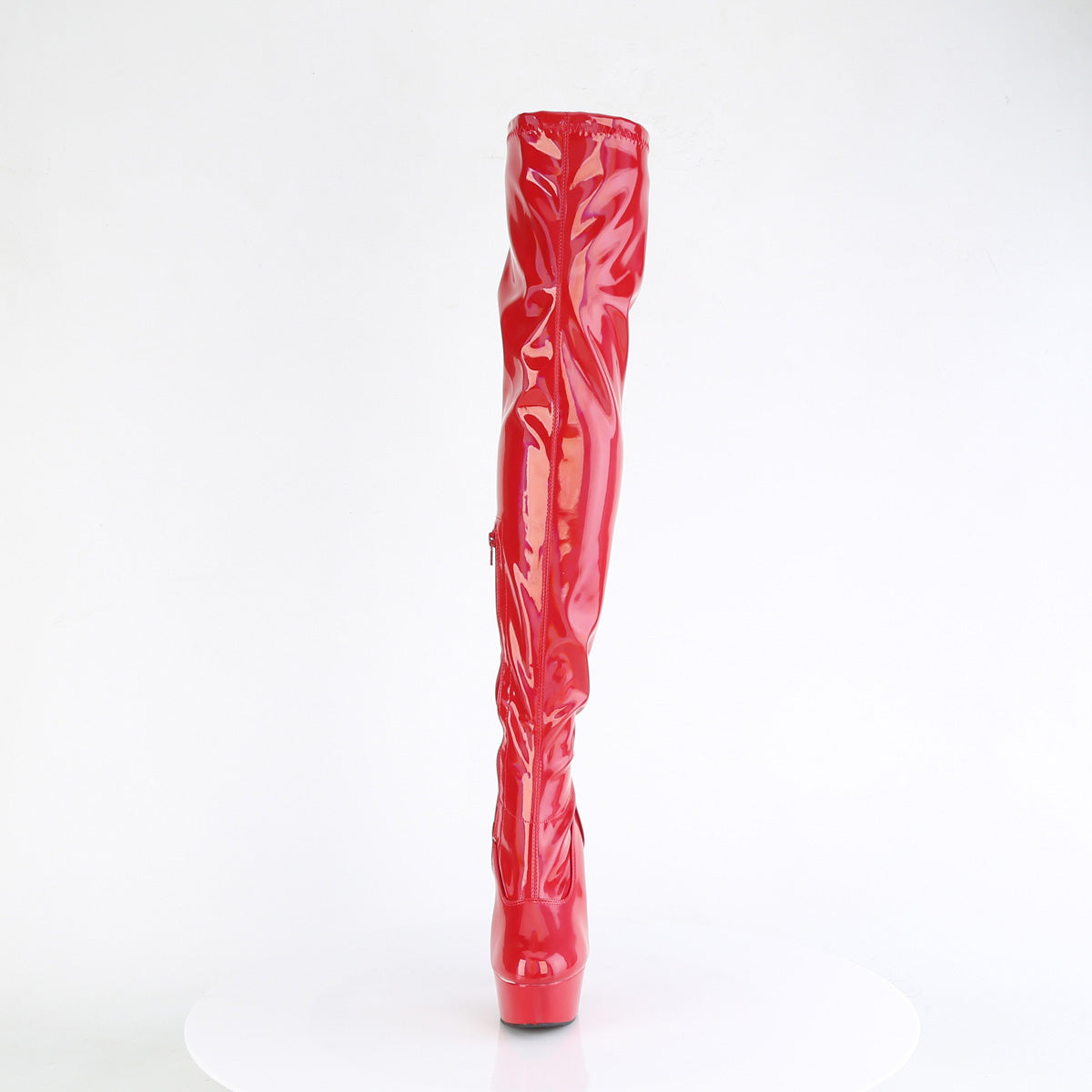Pleaser   DELIGHT-3000HWR rotes Hologramm pat/m