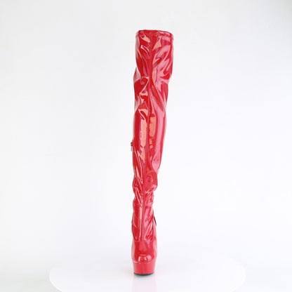 Pleaser   DELIGHT-3000HWR rotes Hologramm pat/m