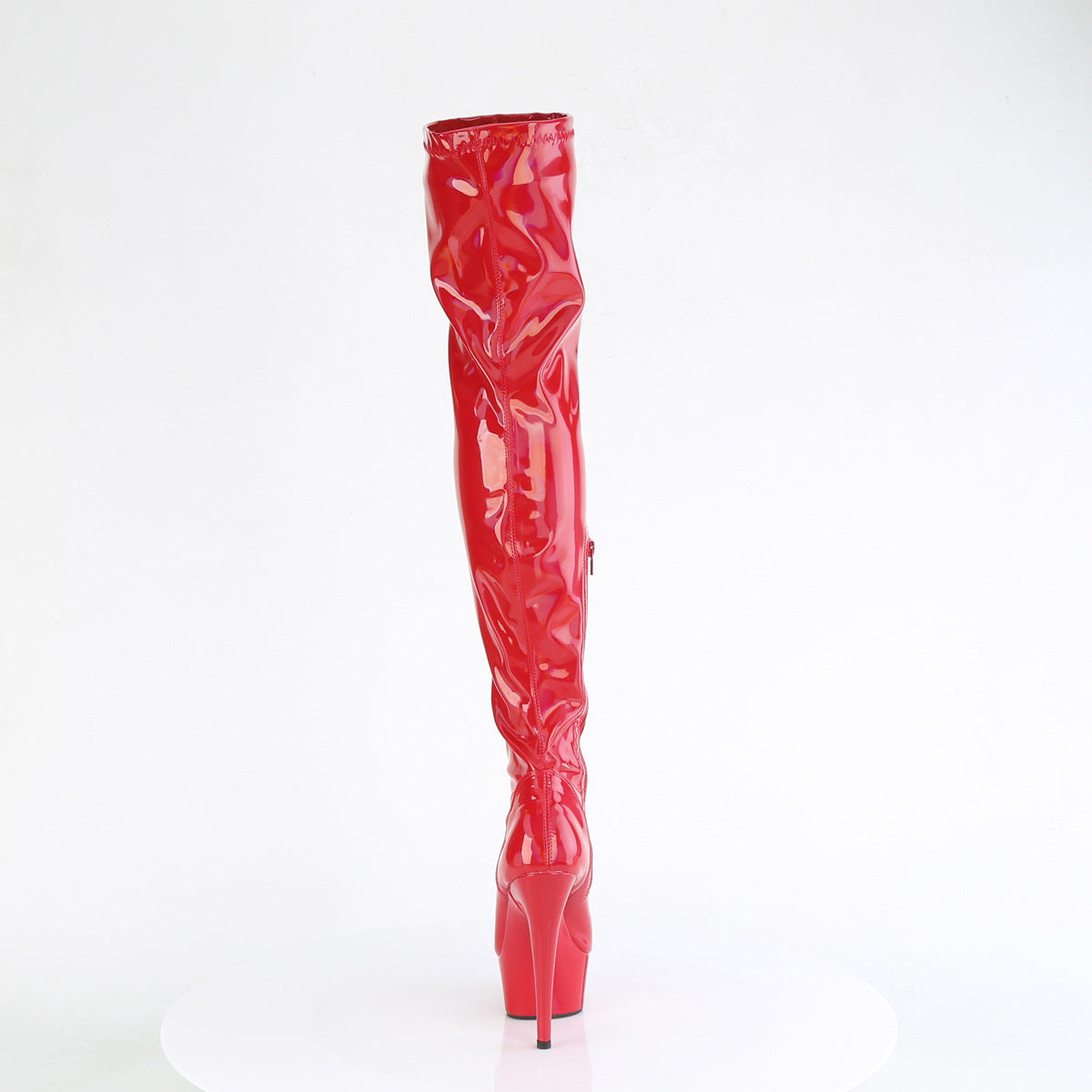 Pleaser   DELIGHT-3000HWR rotes Hologramm pat/m