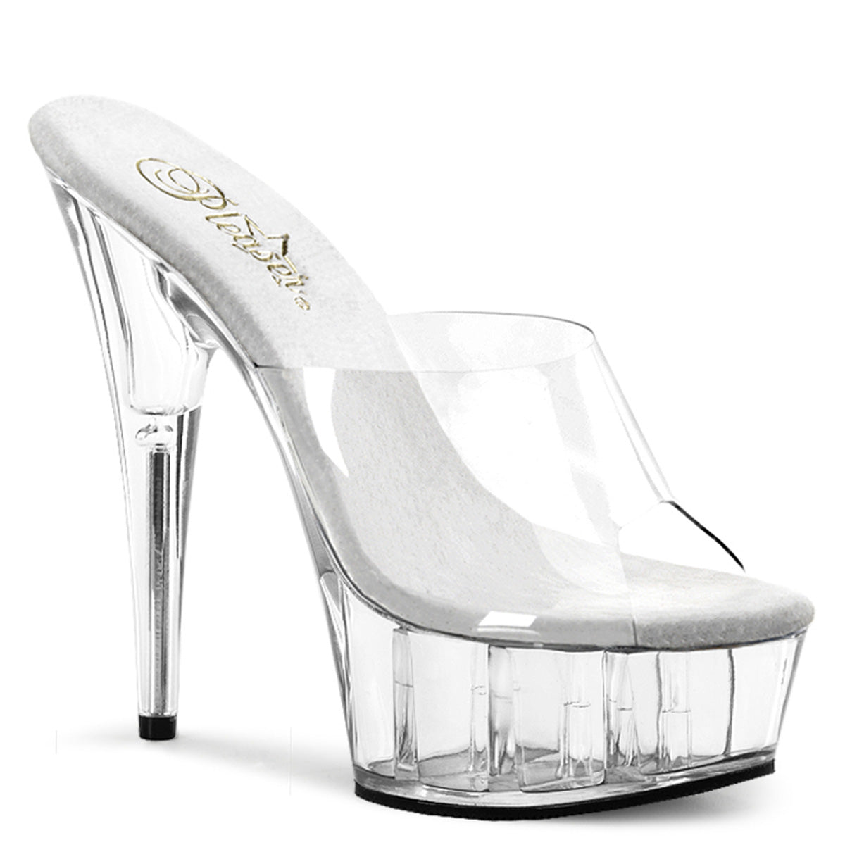 Pleaser Womens Sandals DELIGHT-601 Clr/Clr