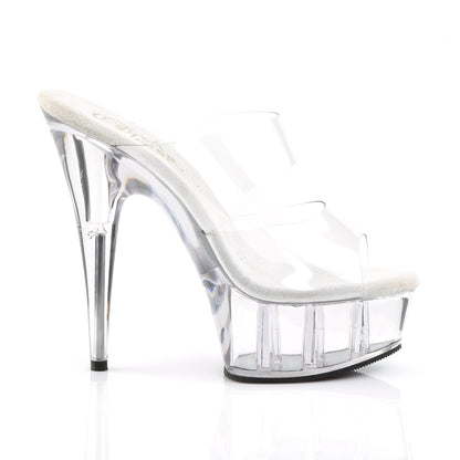Pleaser Womens Sandals DELIGHT-602 Clr/Clr