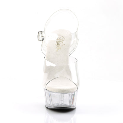 Pleaser Womens Sandals DELIGHT-608 Clr/Clr