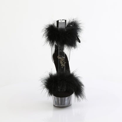 Pleaser   DELIGHT-624f CLR-BLK FIN/M.