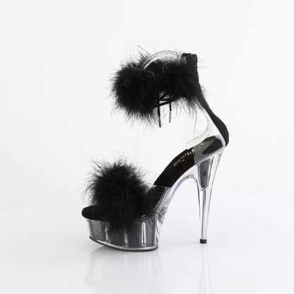 Pleaser   DELIGHT-624f CLR-BLK FIN/M.