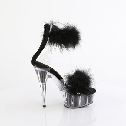 Pleaser   DELIGHT-624f CLR-BLK FIN/M.