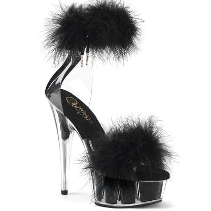 Pleaser   DELIGHT-624f CLR-BLK FIN/M.