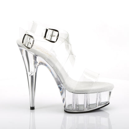 Pleaser Damen Sandalen DELIGHT-635 CLR / CLR