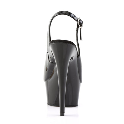 Pleaser Damen Sandalen DELIGHT-654 BLK / BLK