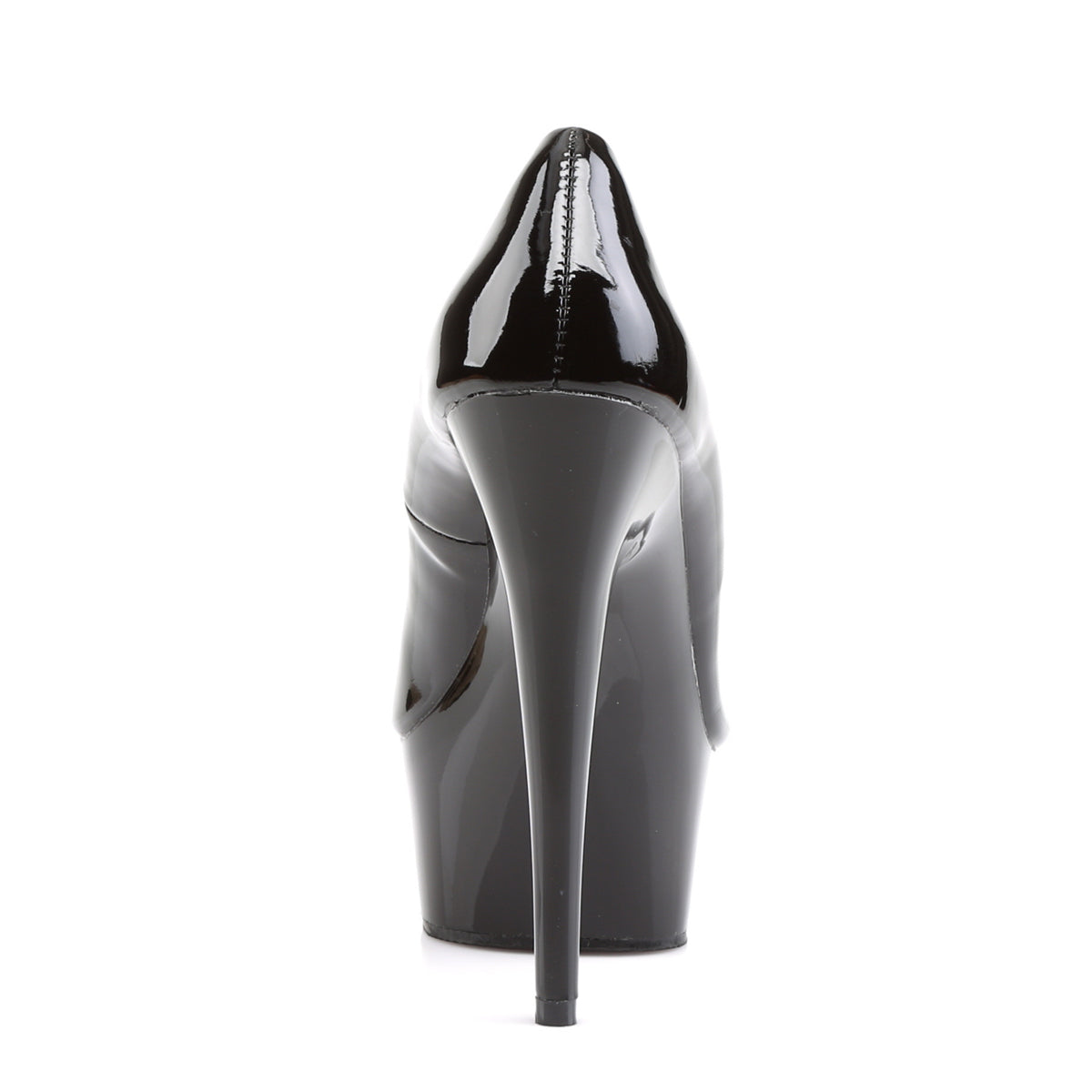Pleaser Womens Sandals DELIGHT-685 Blk Pat/Blk