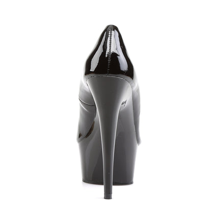 Pleaser Womens Sandals DELIGHT-685 Blk Pat/Blk