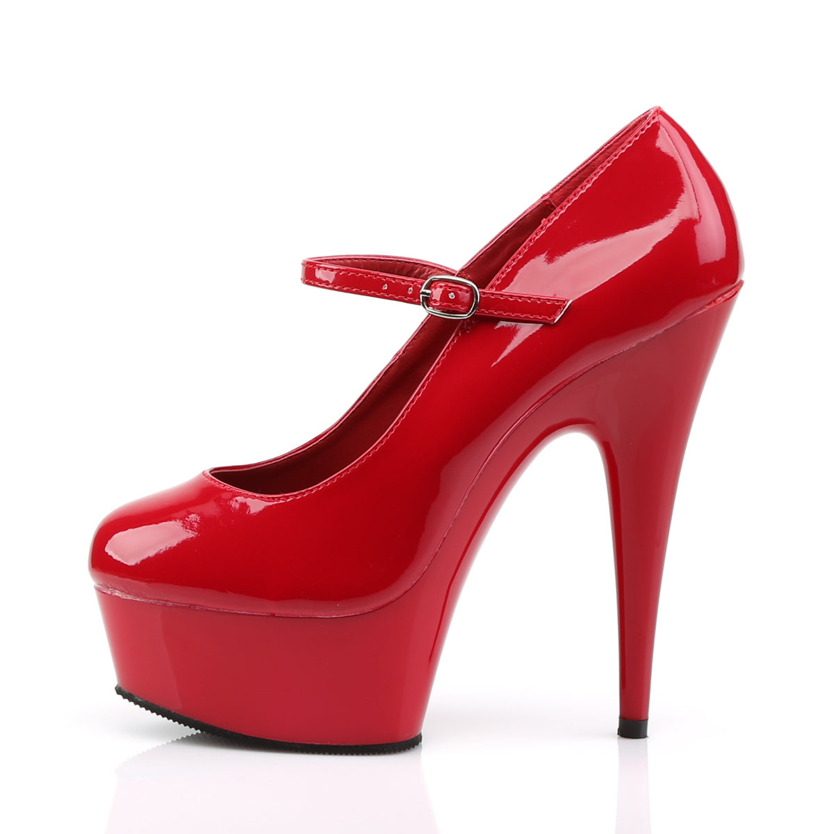 Pleaser Womens Sandals DELIGHT-687 Red/Red