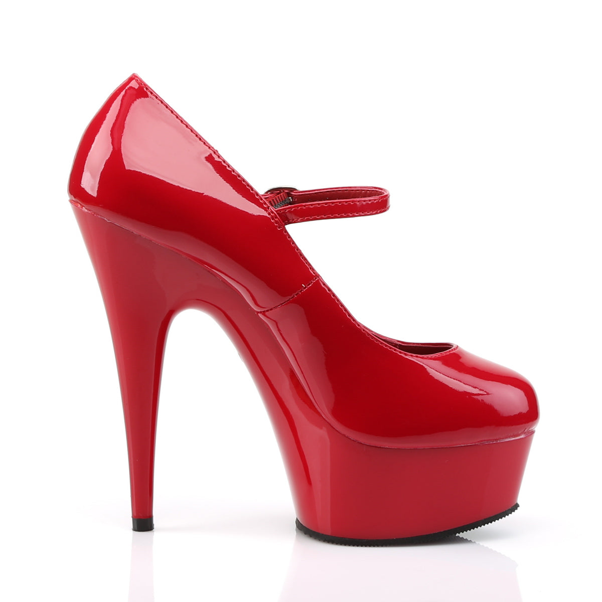 Pleaser Womens Sandals DELIGHT-687 Red/Red