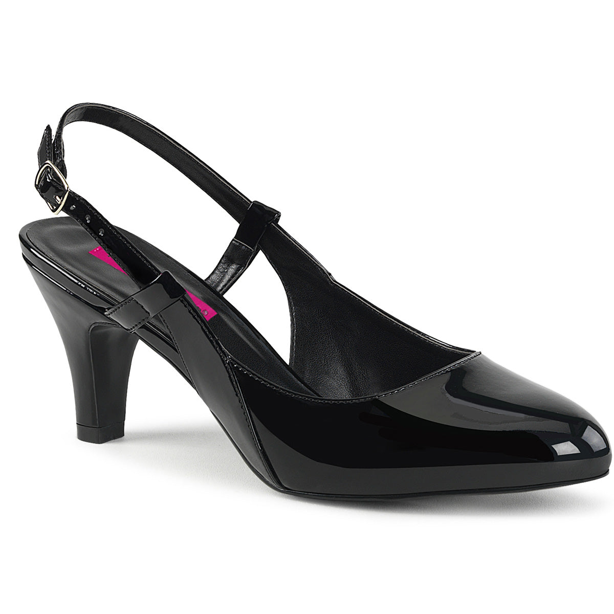 Pleaser Pink Label Frauenpumpen DIVINE-418 BLK Pat.