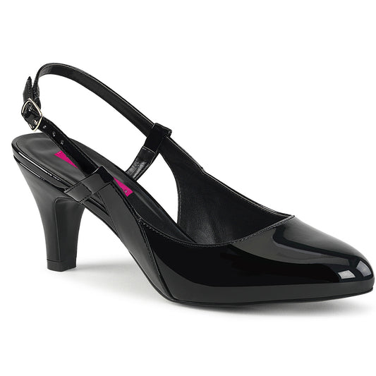 Pleaser Pink Label Frauenpumpen DIVINE-418 BLK Pat.