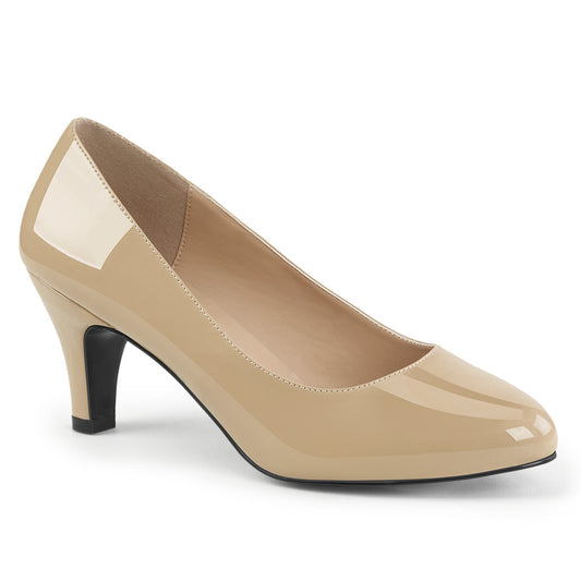 Pleaser Pink Label Frauenpumpen DIVINE-420 Creme Pat.