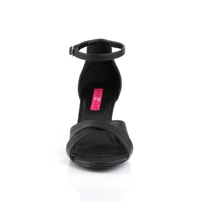 Pleaser Pink Label Damen  DIVINE-435 BLK Faux Leder