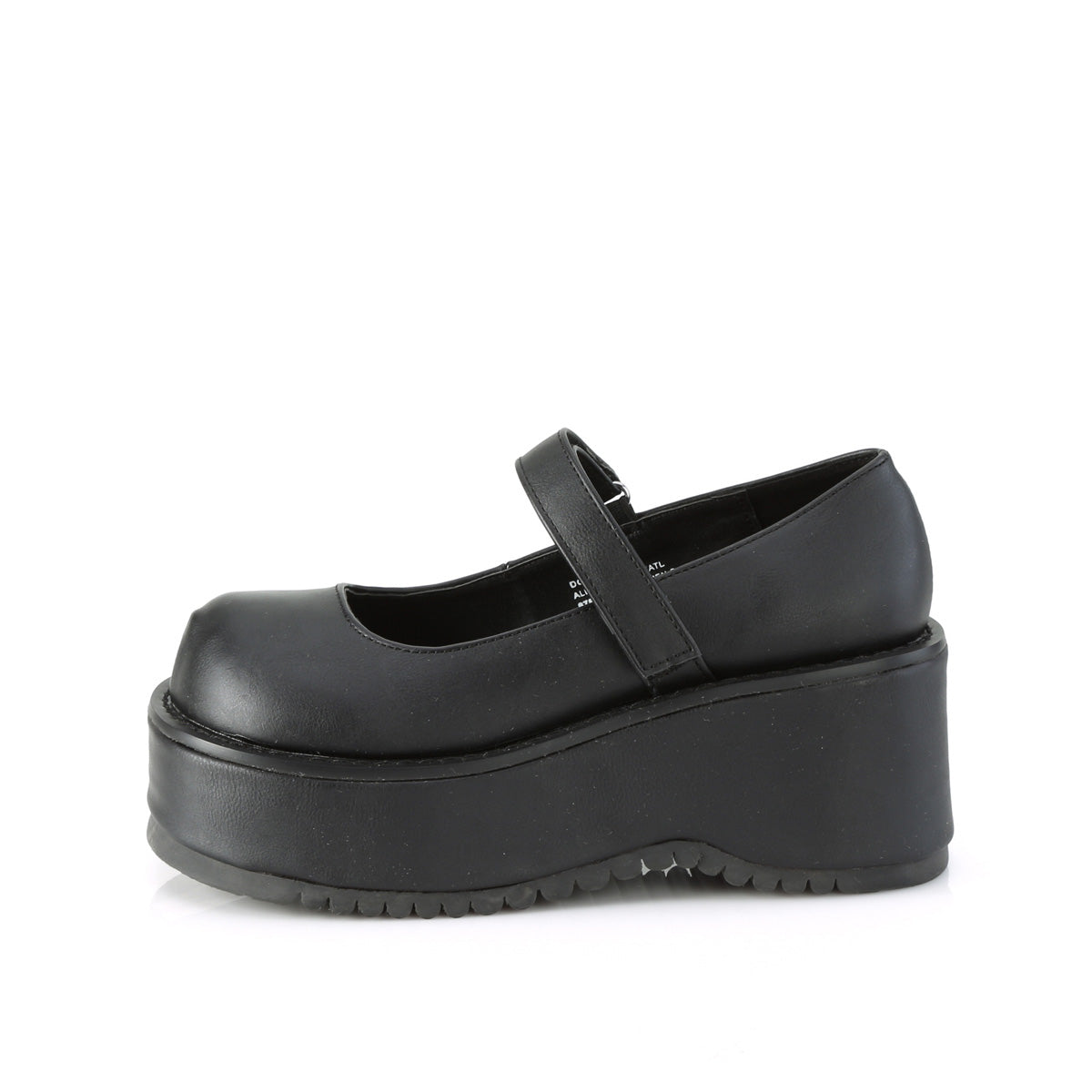 DemoniaCult Frauenpumpen DOLLIE-01 BLK Vegan Leder
