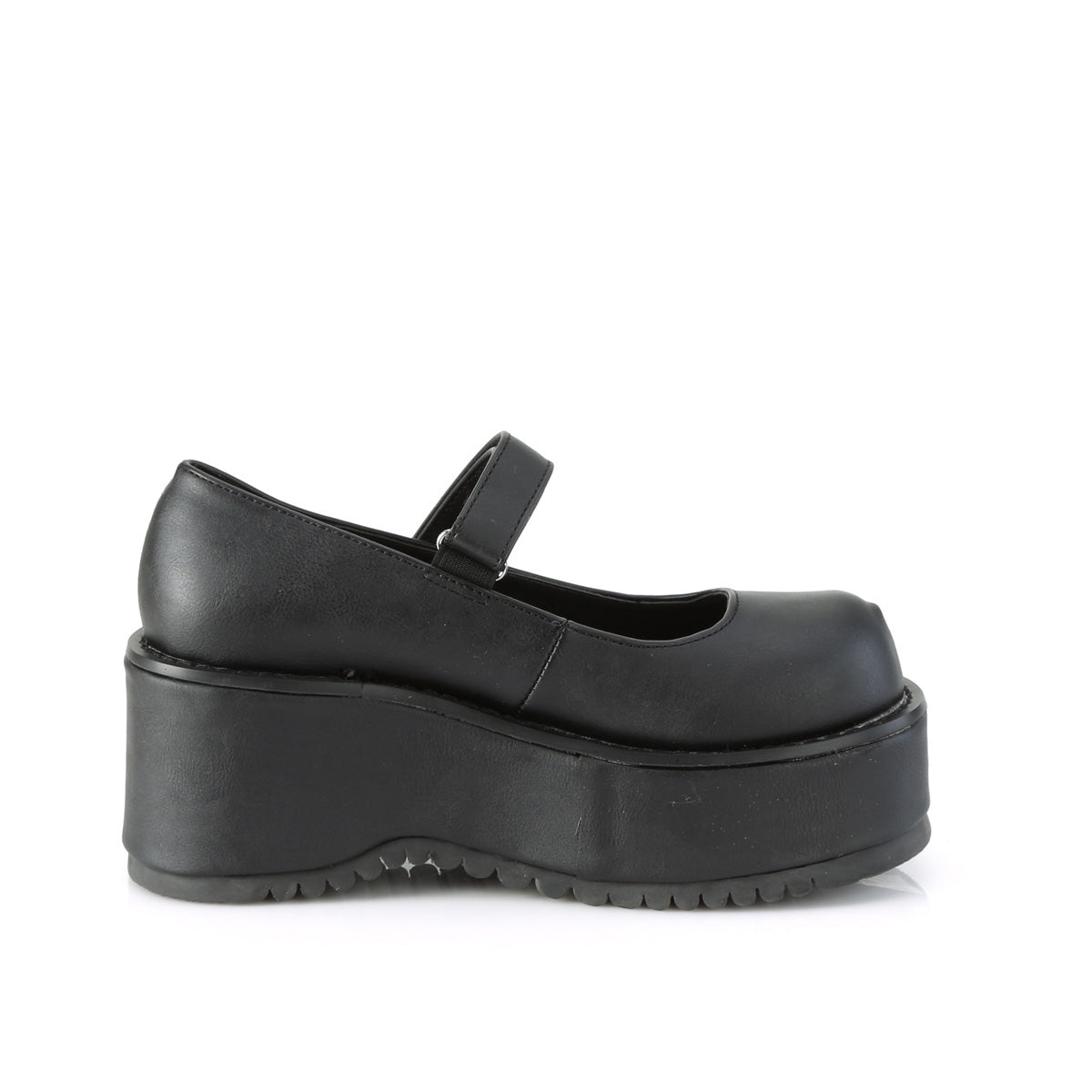 DemoniaCult Frauenpumpen DOLLIE-01 BLK Vegan Leder