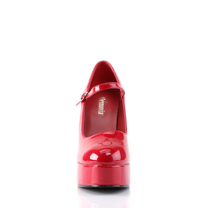 DemoniaCult Frauenpumpen DOLLY-50 Red Pat