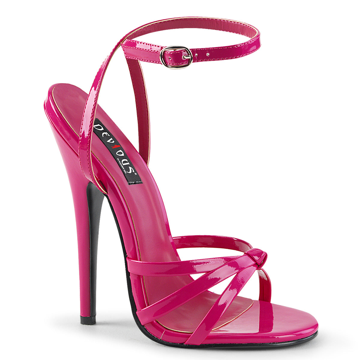 Devious Damen Sandalen DOMINA-108 Hot Pink Pat