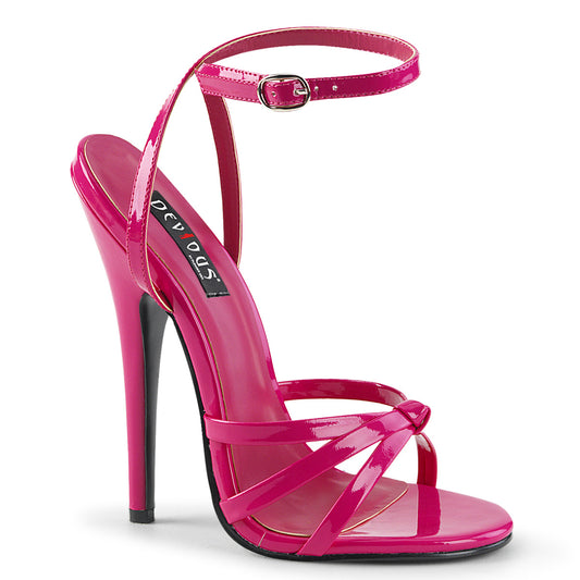 Devious Damen Sandalen DOMINA-108 Hot Pink Pat