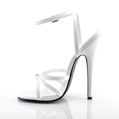 Devious Damen Sandalen DOMINA-108 Weißer Pat.