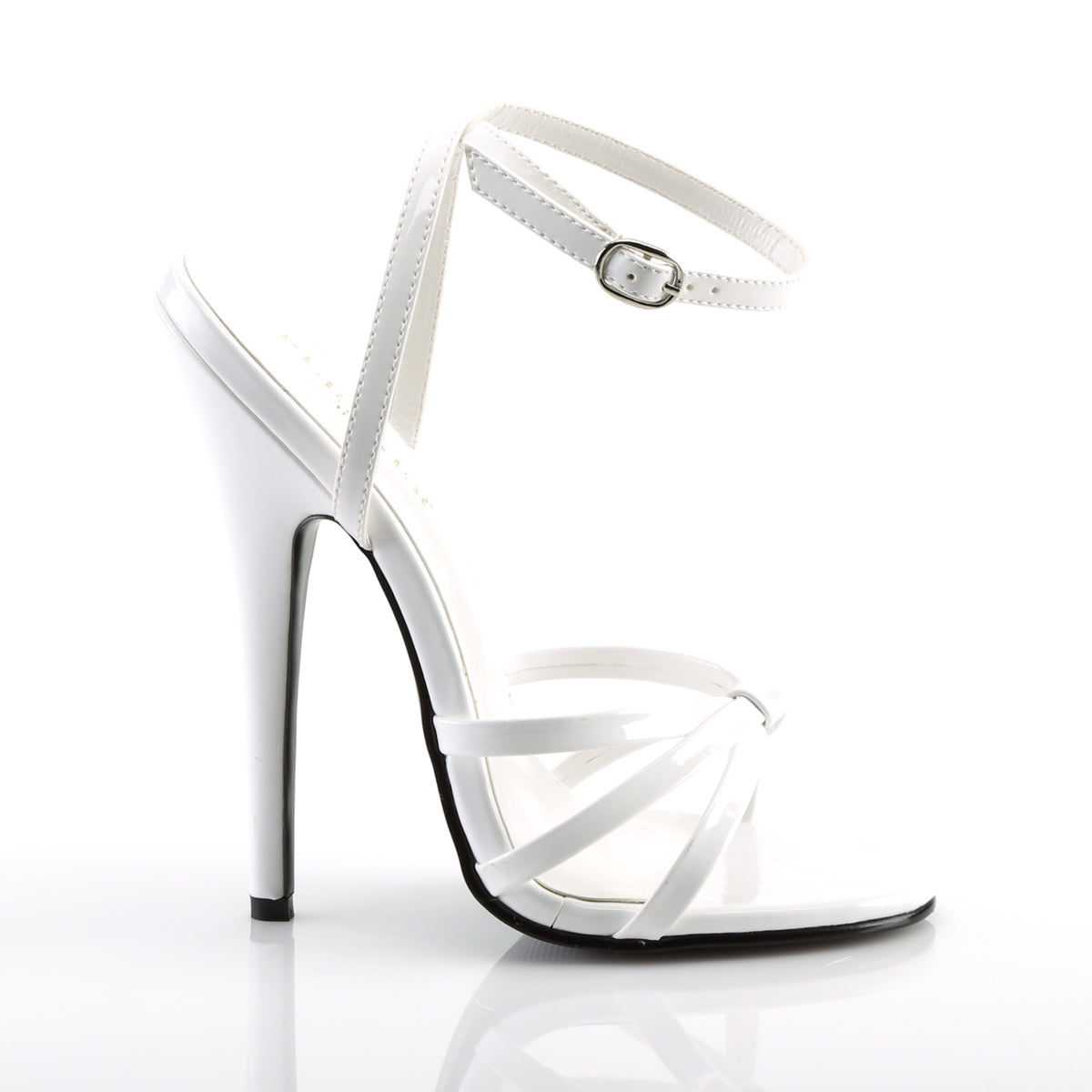 Devious Damen Sandalen DOMINA-108 Weißer Pat.