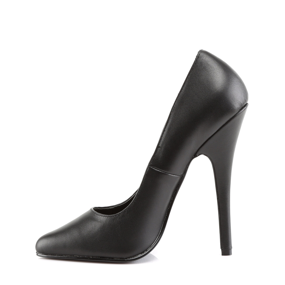 Devious Frauenpumpen DOMINA-420 BLK-Leder.