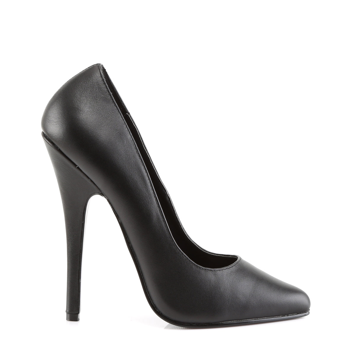 Devious Frauenpumpen DOMINA-420 BLK-Leder.