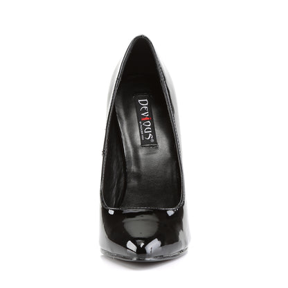 Devious Frauenpumpen DOMINA-420 BLK PAT.