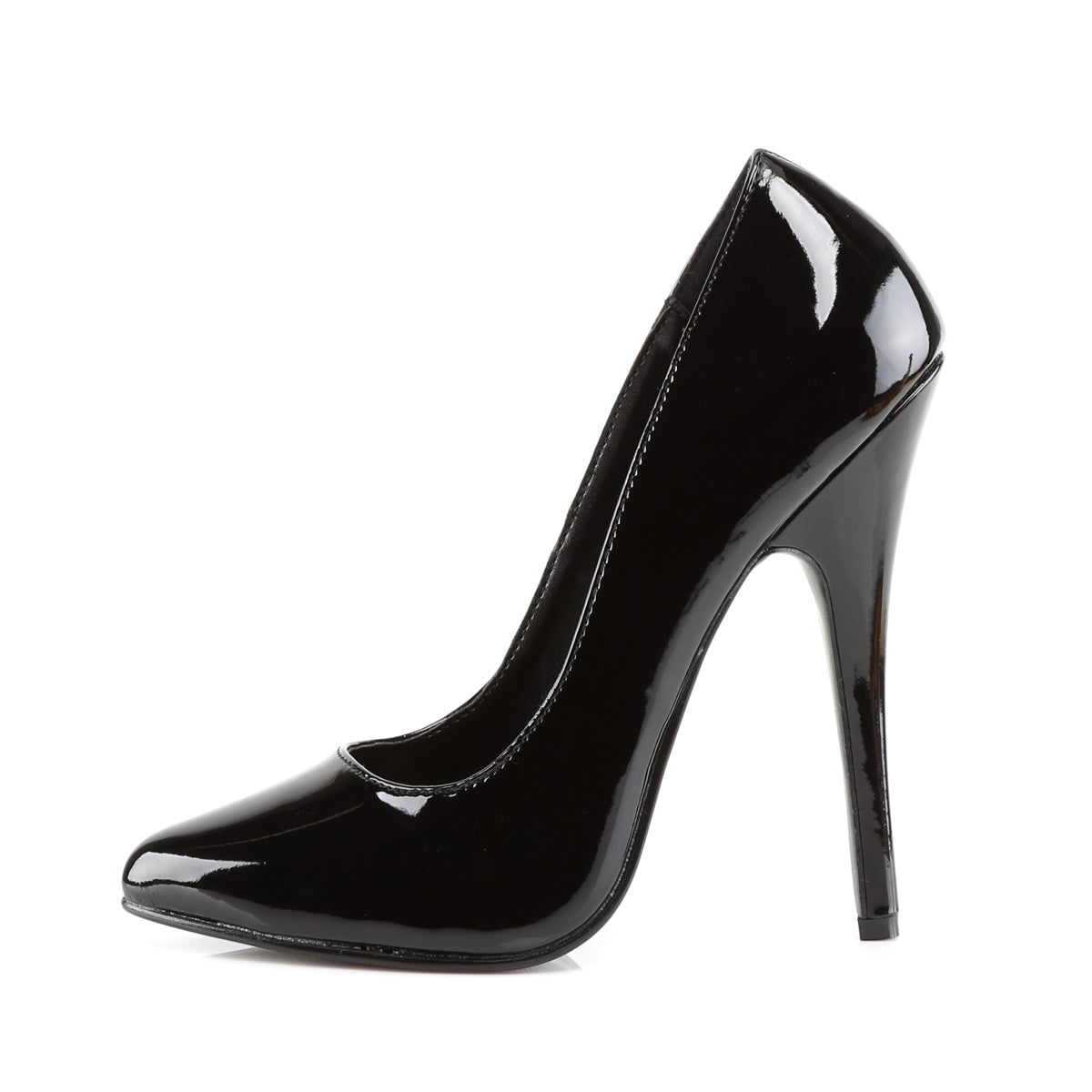 Devious Frauenpumpen DOMINA-420 BLK PAT.