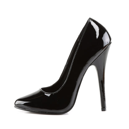 Devious Frauenpumpen DOMINA-420 BLK PAT.