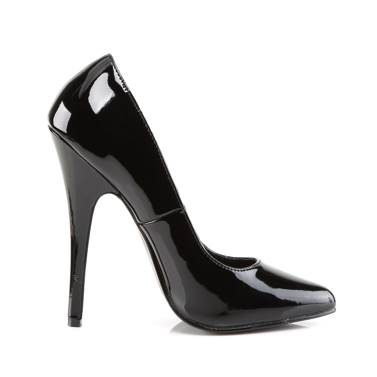 Devious Frauenpumpen DOMINA-420 BLK PAT.