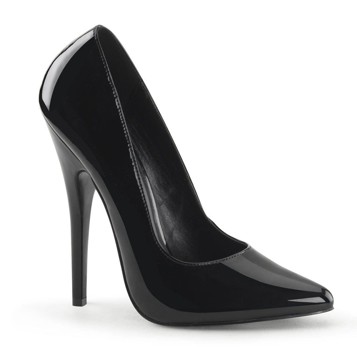 Devious Frauenpumpen DOMINA-420 BLK PAT.