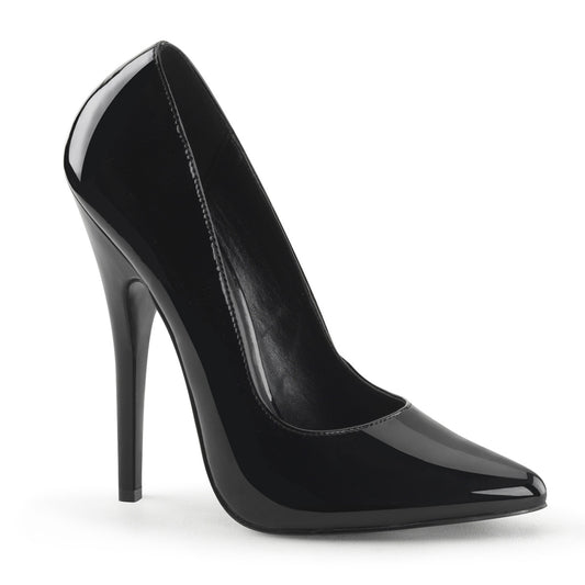 Devious Frauenpumpen DOMINA-420 BLK PAT.