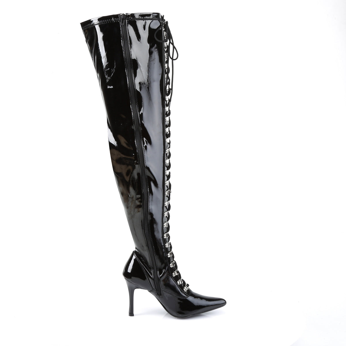 Funtasma Womens Boots. DOMINATRIX-3024x BLK Pat.