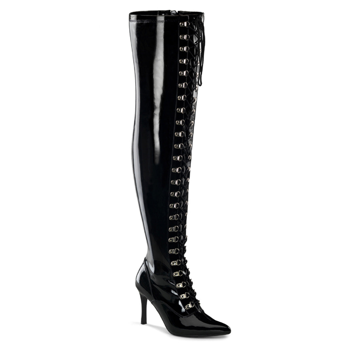 Funtasma Womens Boots. DOMINATRIX-3024x BLK Pat.