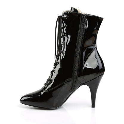 Pleaser Pink Label Womens Ankle Boots DREAM-1020 Blk Pat