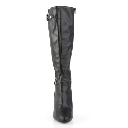 Pleaser Pink Label Womens Boots. DREAM-2030 BLK Faux Leder