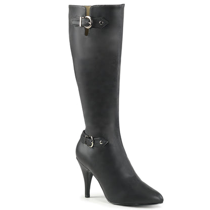 Pleaser Pink Label Womens Boots. DREAM-2030 BLK Faux Leder