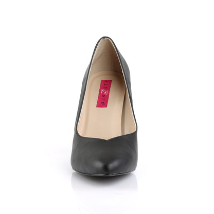 Pleaser Pink Label Frauenpumpen DREAM-420 BLK FAUX Leder