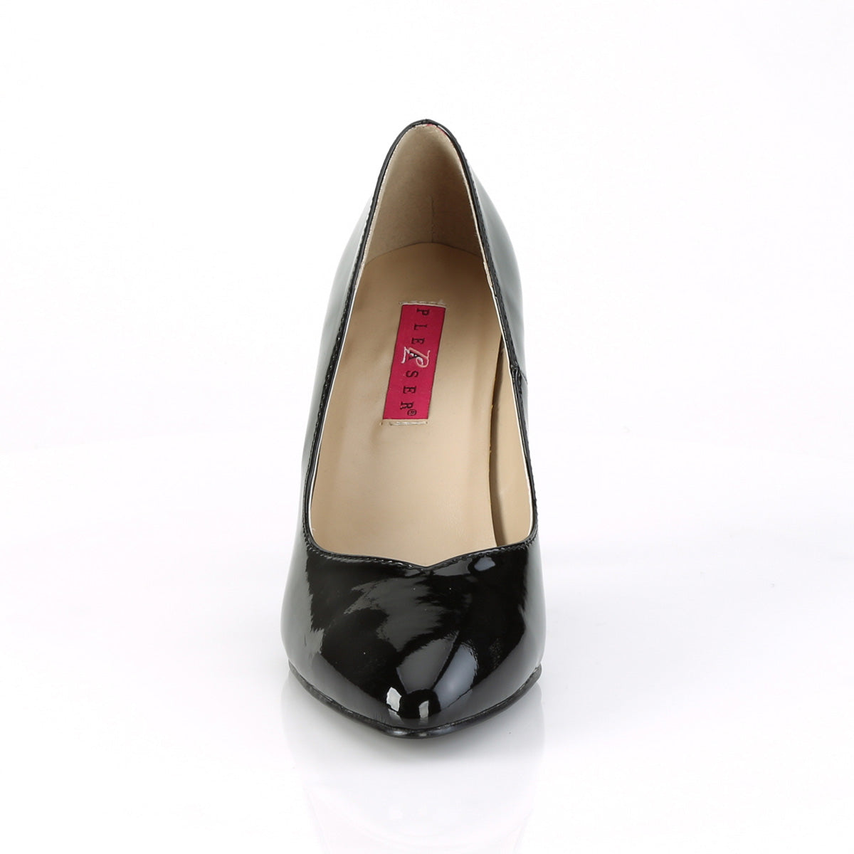 Pleaser Pink Label Womens Pumps DREAM-420W Blk Pat