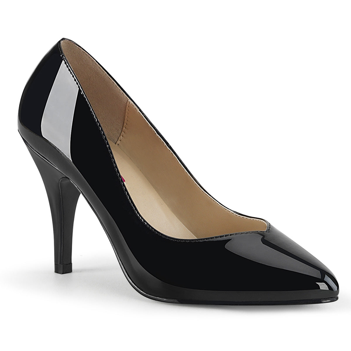 Pleaser Pink Label Womens Pumps DREAM-420W Blk Pat