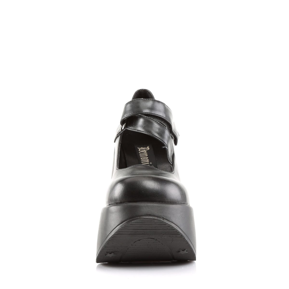 DemoniaCult Frauenpumpen DYNAMITE-03 BLK Vegan Leder