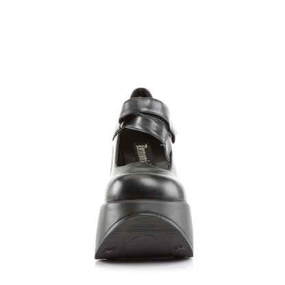 DemoniaCult Frauenpumpen DYNAMITE-03 BLK Vegan Leder