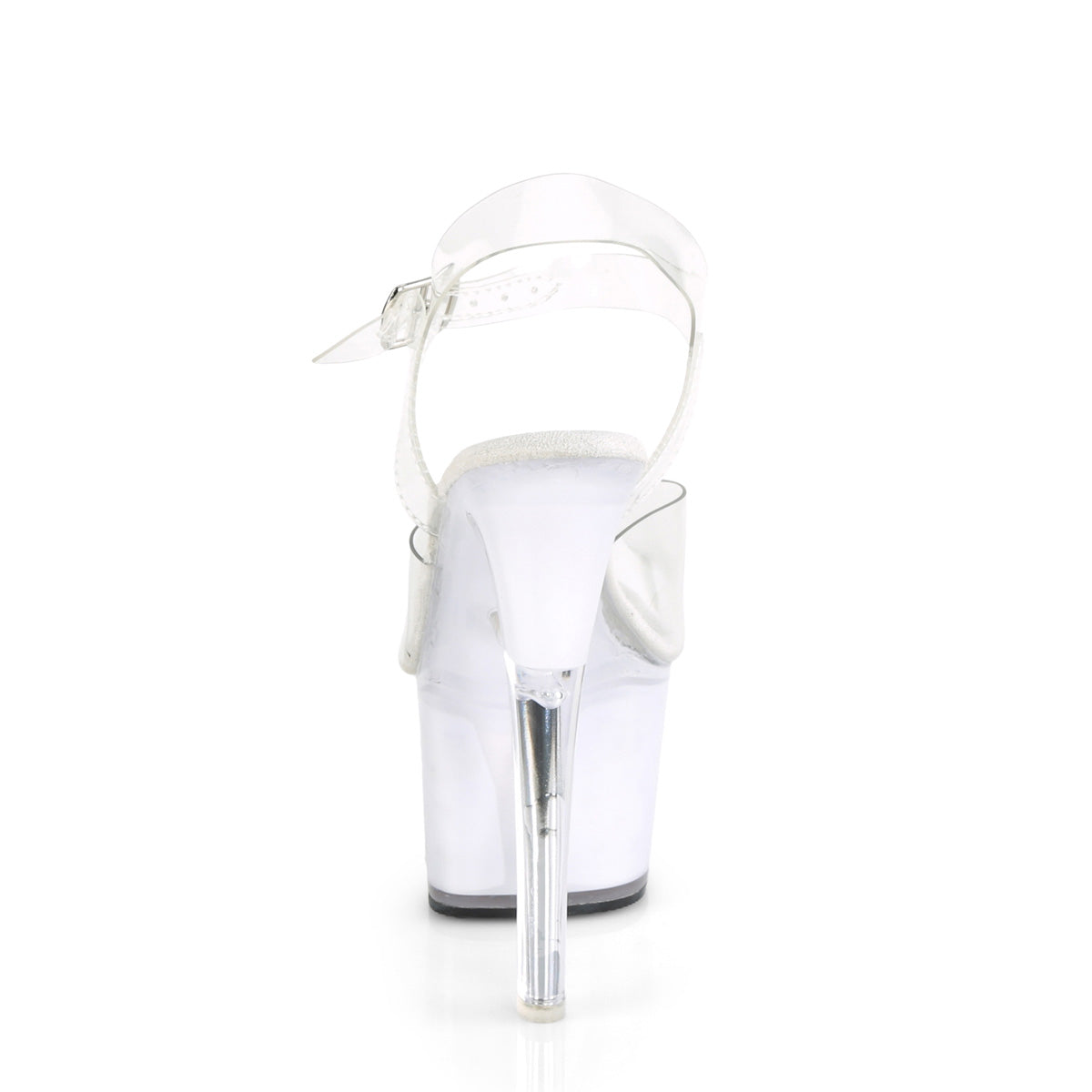 Pleaser Damen Sandalen ECHOLITE-708 CLR / WHITE Glow