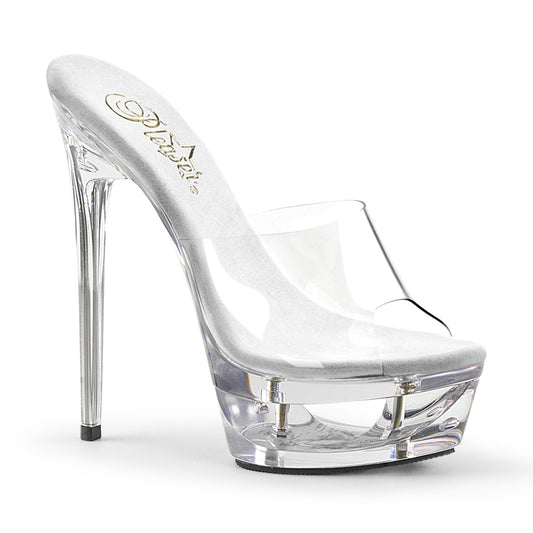 Pleaser Womens Sandals ECLIPSE-601 Clr/Clr